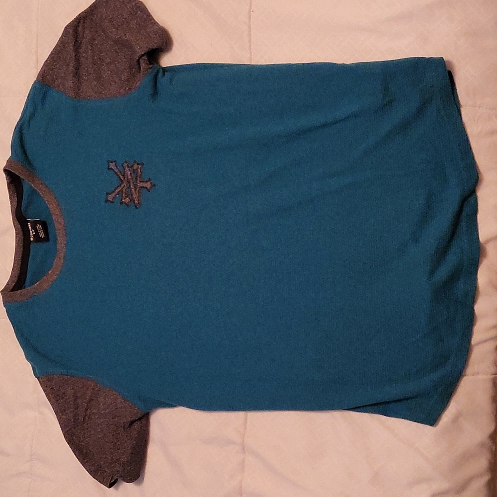 ZooYork Men's SMALL T-Shirt Teal/Gray